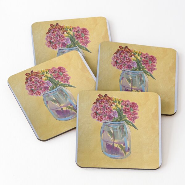 Item preview, Lewisia Floral study designed and sold by RiverThistleArt.