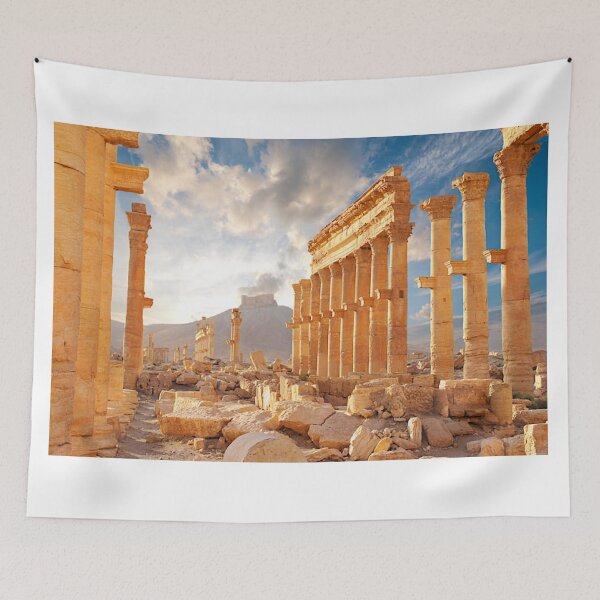 Item preview, The reflection of the sun on the archaeological columns of the city of Palmyra  designed and sold by  Bride of the desert.