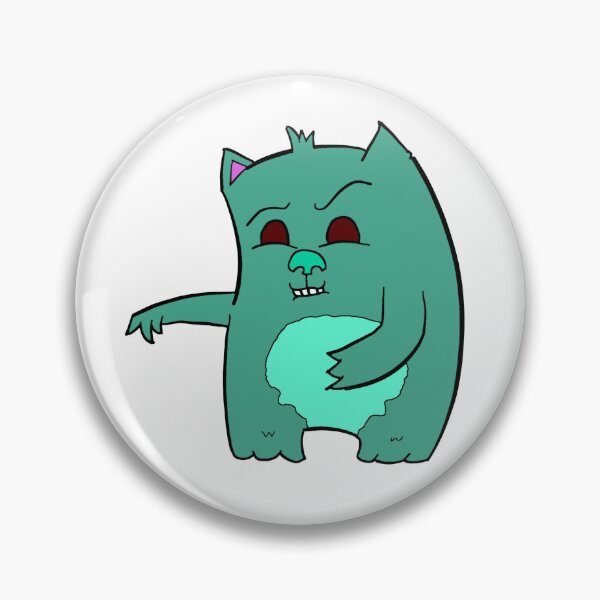 Item preview, Gatto the Green Fat Cat designed and sold by ExaltedCustoms.