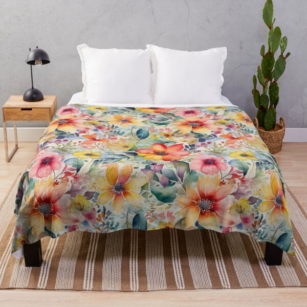 Item preview, Springtime Floral Blooms 25 : Watercolor Floral Seamless Pattern for DIY Crafts and Home Decor designed and sold by Shadi Rosenow.