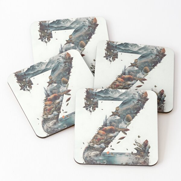 Artikelvorschau, Letter Z Double Exposure entworfen und verkauft von dotperinchart.