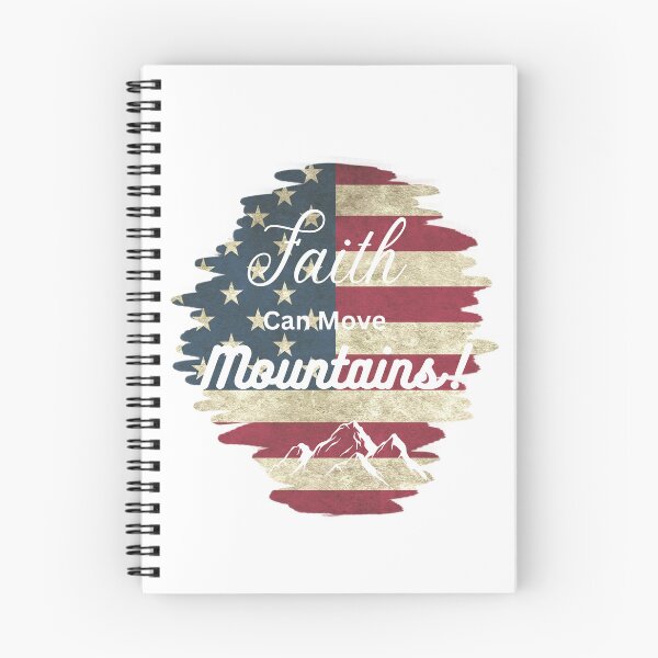 Item preview, Faith can move mountains quote- Faith quote- Christen quote  designed and sold by Janetlousart.