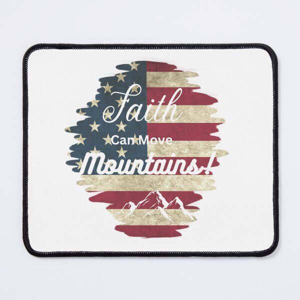 Item preview, Faith can move mountains quote- Faith quote- Christen quote  designed and sold by Janetlousart.
