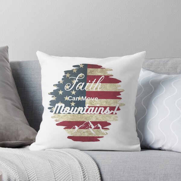 Item preview, Faith can move mountains quote- Faith quote- Christen quote  designed and sold by Janetlousart.