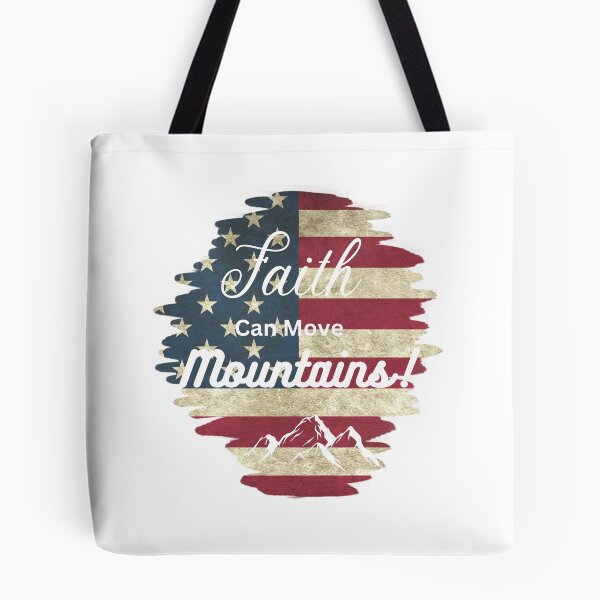 Item preview, Faith can move mountains quote- Faith quote- Christen quote  designed and sold by Janetlousart.