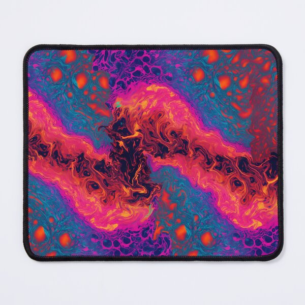 Item preview, Paint pour simulation, fluid art, lava flow designed and sold by shakespeare1212.