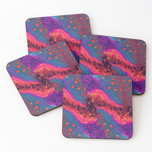 Item preview, Paint pour simulation, fluid art, lava flow designed and sold by shakespeare1212.