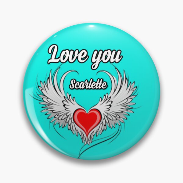 Item preview, Love you scarlette  designed and sold by Dido-shop-art ⭐⭐⭐⭐⭐.