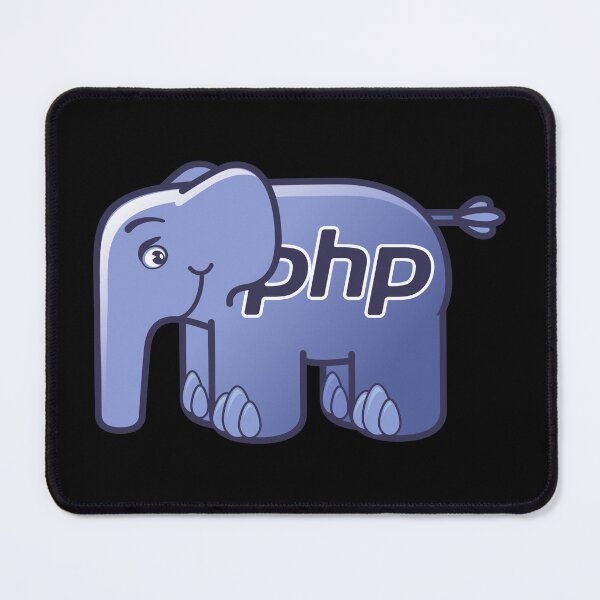 Item preview, PHP ElePHPant Logo (Black background) designed and sold by hellkni9ht.