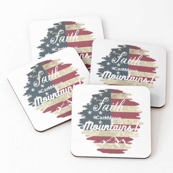 Item preview, Faith can move mountains quote- Faith quote- Christen quote  designed and sold by Janetlousart.