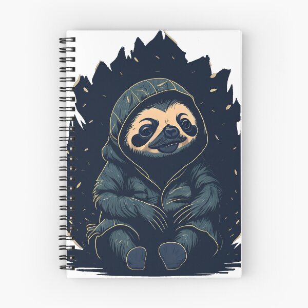 Item preview, Sloth Wearing Pyjamas designed and sold by ArtsyWishesShop.