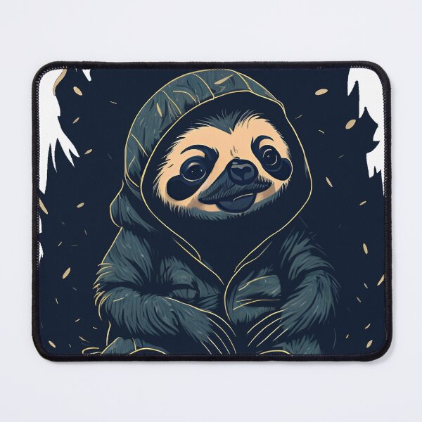 Item preview, Sloth Wearing Pyjamas designed and sold by ArtsyWishesShop.