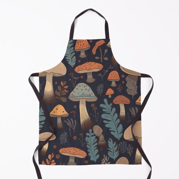 Item preview, Mushrooms and Leaves Pattern designed and sold by RobinTief.