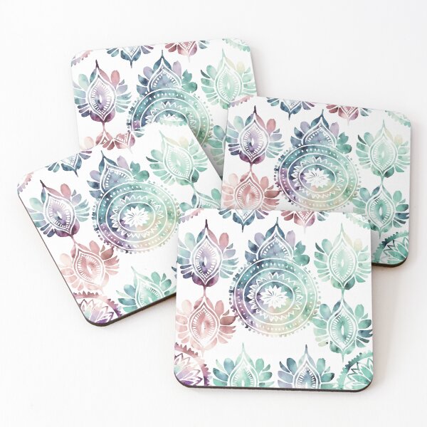 Item preview, A Bohemian Watercolor Print with Natural Elements - Boho Chic Patterns designed and sold by GVRDesign.