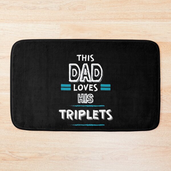 Item preview, This Dad Loves His Triplets - The Triplets' Dad: A Father's Story of Love and Dedication designed and sold by Chromatic-Art.