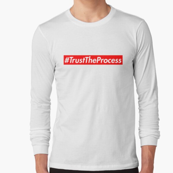 Trust Process T-Shirt  Process White T-Shirt – Broad and Market