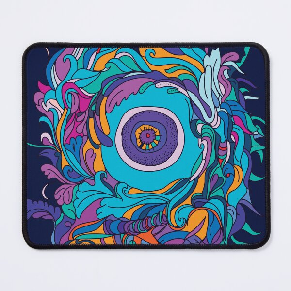 Item preview, Psychedelic evil eye designed and sold by IngaDesign.