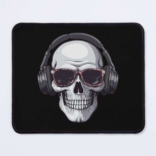Item preview, skull with headphones designed and sold by Wolka.