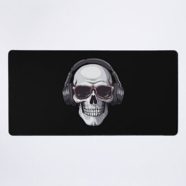 Item preview, skull with headphones designed and sold by Wolka.