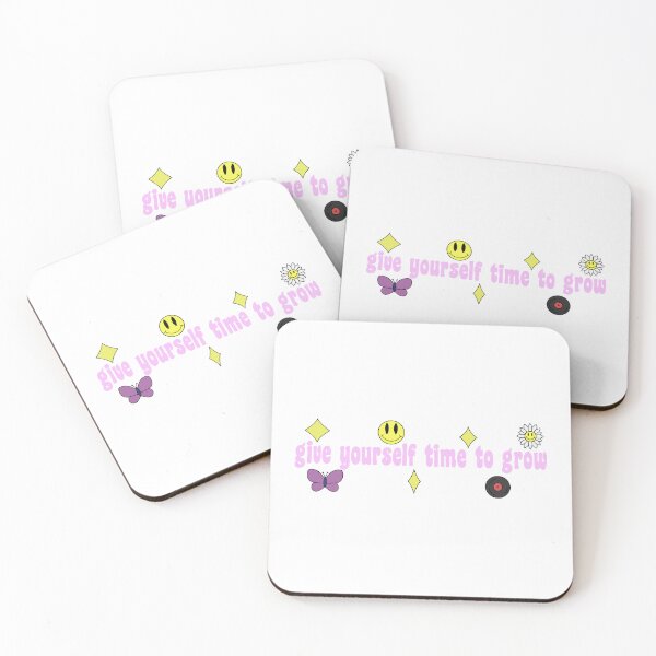 Item preview, Give Yourself Time to Grow Cute Aesthetic Quote designed and sold by Cayden Colias.