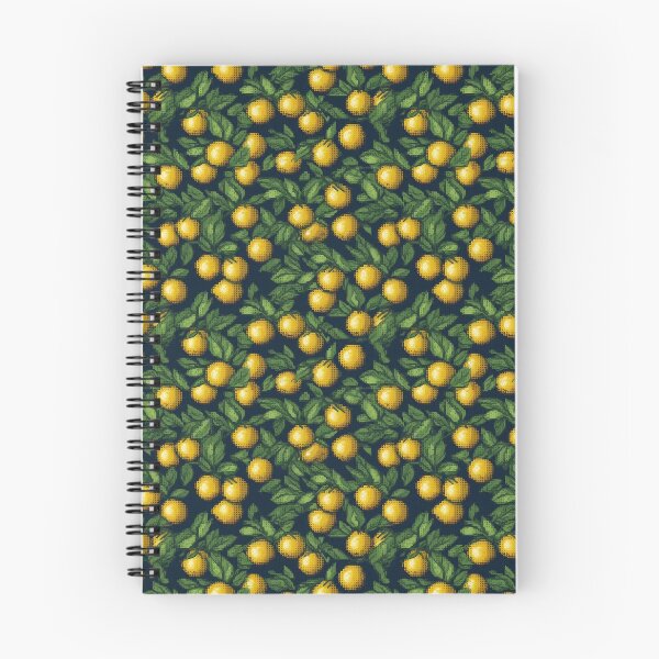 Item preview, Pixel art teselating lemons pattern designed and sold by paulstamp.