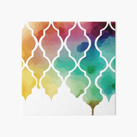 A Modern Abstract Watercolor - Boho Chic Patterns Art Board Print for Sale  by GVRDesign