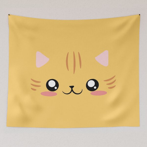 Item preview, orange cat face designed and sold by yessebel.