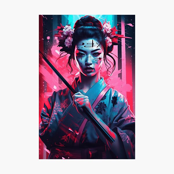 Item preview, Cyberpunk Geisha designed and sold by MidJourneymen.
