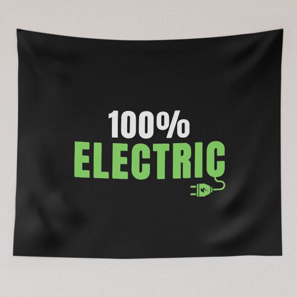 Item preview, 100% Electric, Drive EVs, EV Life, Funny Electric Vehicle designed and sold by Cryptohaven.