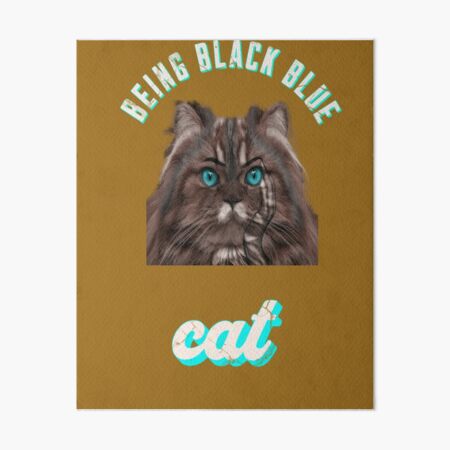 Black Blue Camo | Art Board Print