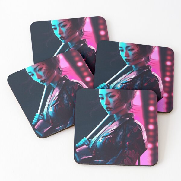 Item preview, Cyberpunk Girl designed and sold by MidJourneymen.