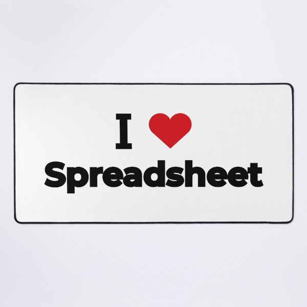 Item preview, I love Spreadsheet designed and sold by Moyanana.