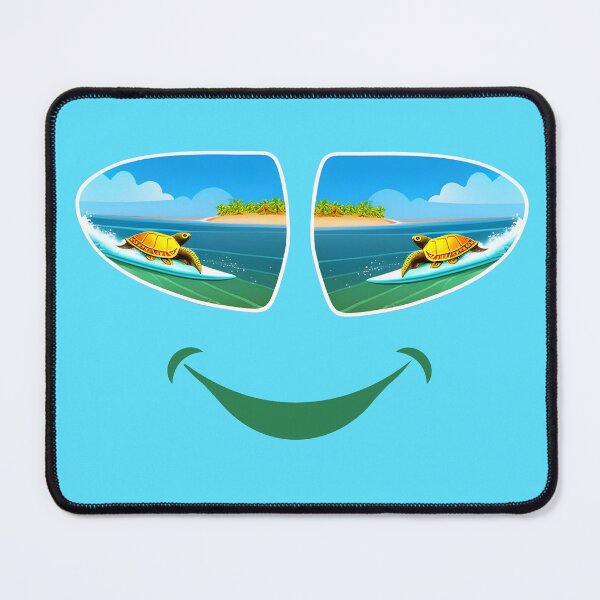 Item preview, Surfing Turtle smile designed and sold by Robertworkshop.