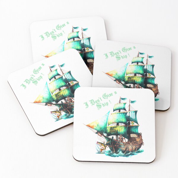 Item preview, Watercolor Pirate Ship designed and sold by joseech.