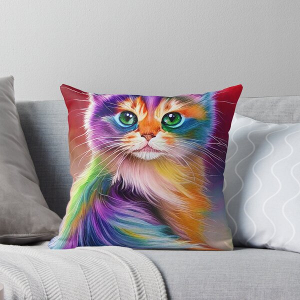 Item preview, Piccolo - Rainbow Cat Art designed and sold by ColorBombCats.