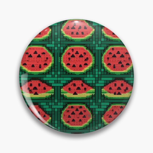 Item preview, Water melon canyon pixel art pattern designed and sold by paulstamp.
