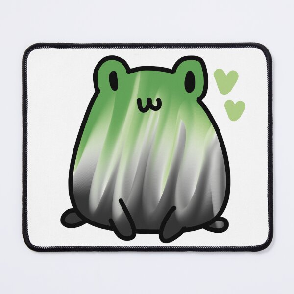 Item preview, aromantic pride frog designed and sold by Adrian Walden.