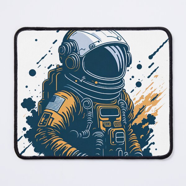 Item preview, Retro Astronaut Paint Splash designed and sold by ArtsyWishesShop.