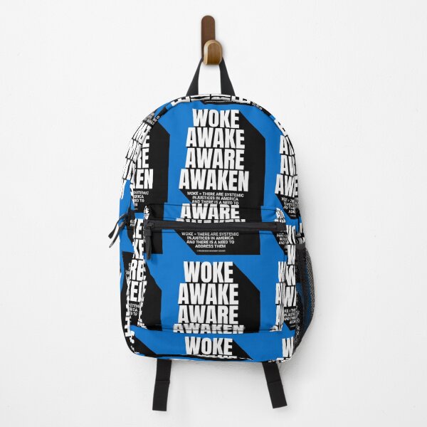 Item preview, PMD00751 Progressive Movement Designs Woke Awake Aware Awaken definition design shows you are woke and support progressive goals for progressive Democrats Independents and Bernie Sanders supporters designed and sold by ProgressiveLeft.