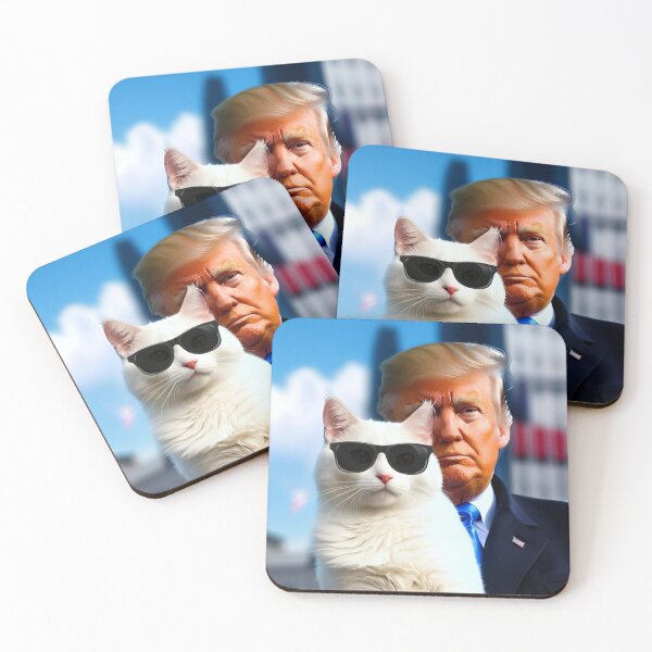 Item preview, Trump Funny Cat designed and sold by MerchCaviar.