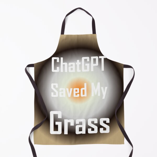 Item preview, AI and ChatGPT is my Hear for Light Gray Grass designed and sold by TechsQuickArt.