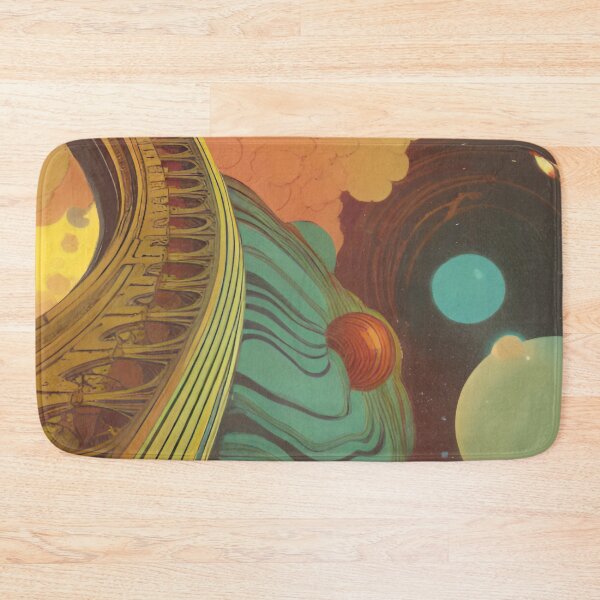 Item preview, Vintage Movie Poster Style Space Bridge designed and sold by Cosmic-Jungle.