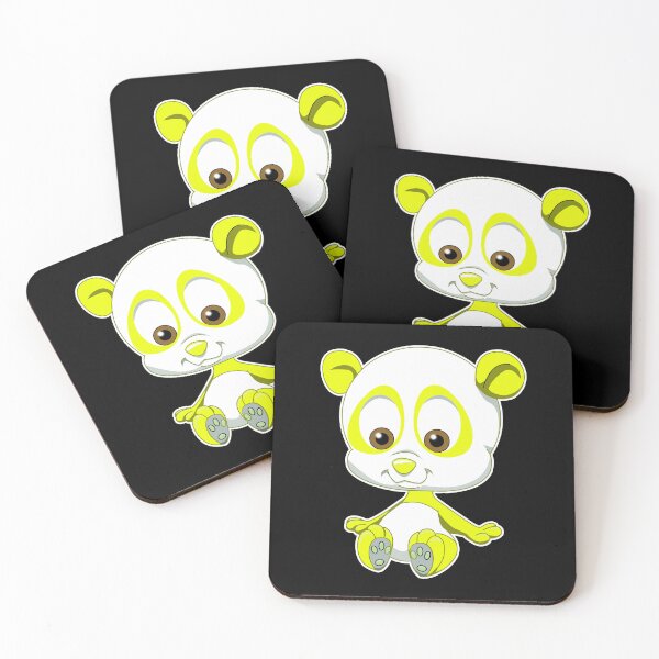 Item preview, Yellow Baby Panda designed and sold by wickedcartoons.