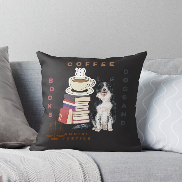 Item preview, Books And Coffee And Dogs And Social Justice New designed and sold by Newupscalestore.