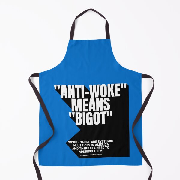 Item preview, PMD00752 Progressive Movement Designs Anti Woke Means definition design shows you are woke and support progressive goals for progressive Democrats Independents and Bernie Sanders supporters designed and sold by ProgressiveLeft.