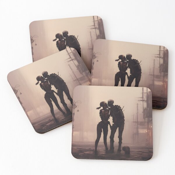 Item preview, Apocalyptic kiss, skeleton love designed and sold by GothicRubette.