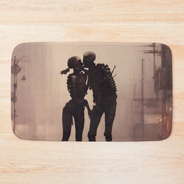 Item preview, Apocalyptic kiss, skeleton love designed and sold by GothicRubette.