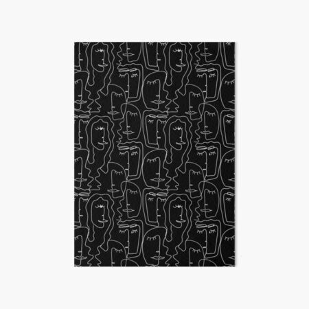 Item preview, Just Faces - Minimal, Elegant, Simple ( Black & White ) Design designed and sold by FenMou.