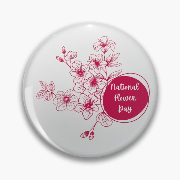 Aperçu de l'œuvre Journée nationale des fleurs, allons cueillir des fleurs ! créée et vendue par LynnEllenDesign.