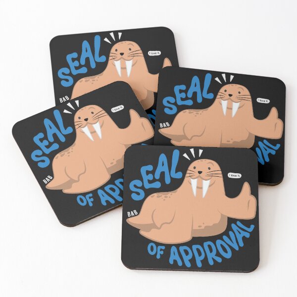 Item preview, SEAL OF APPROVAL designed and sold by brik-a-brak.